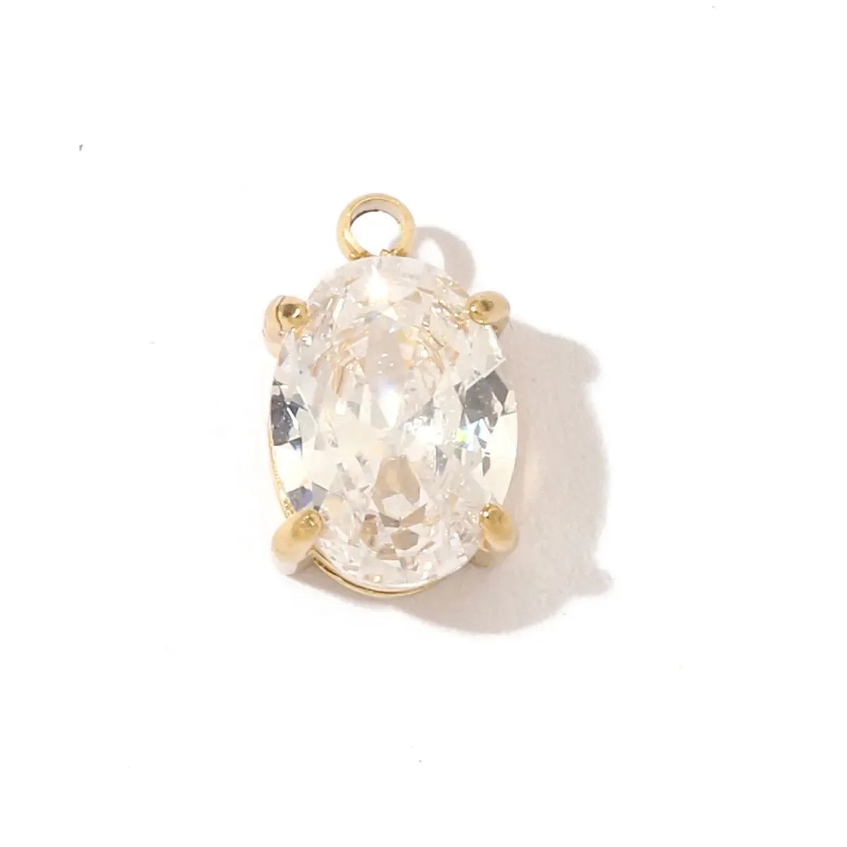 3 teile/los Mode Edelstahl Zirkon Kristall Charms Oval Stern Herz Runde Quadrat HorseeyeStone Halskette DIY Kleine Anhänger