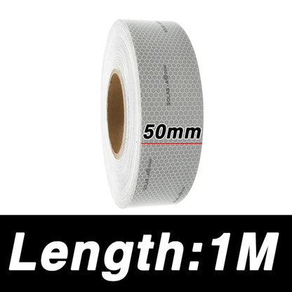 5cm x 1/3/5m hoc hinten sives reflektieren des Solas band für genähte Rettungs ringe oder selbst klebendes Warnband für Kleidung