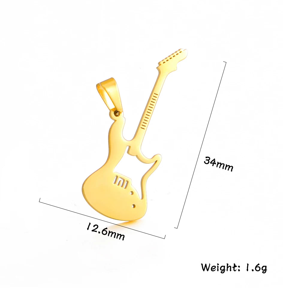 Teamer 5 teile/los Musik Note Musical Instrument Anhänger Edelstahl Charms Für Halskette Armband Herstellung Von Schmuck Großhandel Neue