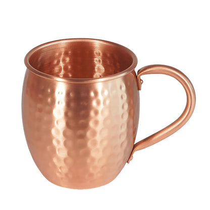 100% Kupfer Moscow Mule Becher Langlebige Kupferfarbene Bierkrüge 350ml Kaffeebecher Milchbecher Reiner Kupfer Barbecher Trinkgefäß