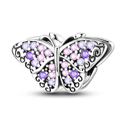 Neue 2025 925 Sterling Silber Charms Perlen Liebe Herz Rosa Original Charm Anhänger Fit Charm Armbänder DIY Schmuck Geburtstag Geschenk