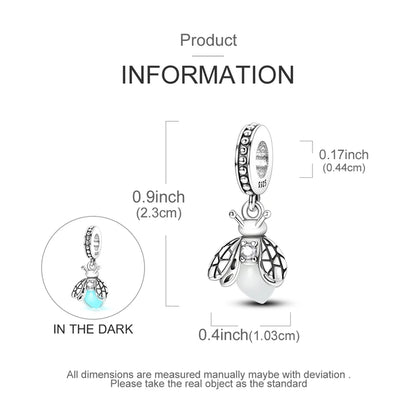 Heiße Verkäufe 925 Sterling Silber Charms Perlen Firefly Elefant Hund Baumeln Fit Original Armband DIY für Frauen Schmuck Geschenk