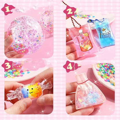 Nano Kleber DIY Blow Bubble Nano Tape Nano Kleber Doppelseitiges Klebeband Nano Tape Sticky Ball Tape DIY Handwerk Band Spielzeug Kinder