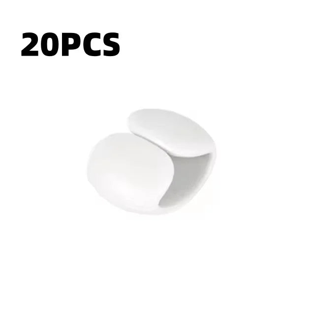 1-20PCS Tragbare Kabel Clips Desktop USB Ladekabel Management Wiederverwendbare Kabel Organizer Draht Halter Protektoren Hause büro