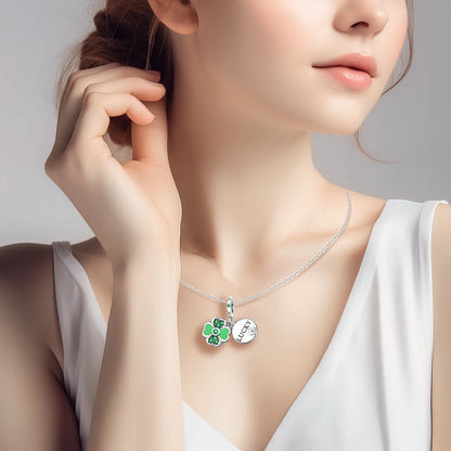 Glücksbringer aus 925er-Sterlingsilber mit vierblättrigem Kleeblatt, Hufeisenkrabbe, Marienkäfer-Zahlen-Charm, passend für DIY-Armbänder, Halsketten, Gesundheit, Glücksgeschenke