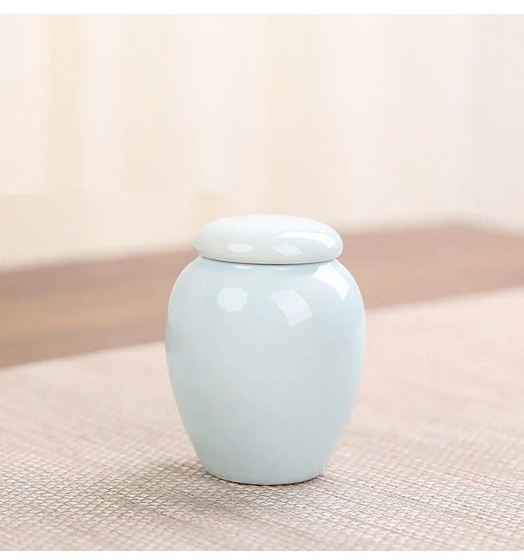 Keramik versiegelte Haustier-Urnen flasche, Leerer Kasten behälter, Urnen für Hunde asche, Mini Multi-Color, Kleine Haustier-Urne, 45ml