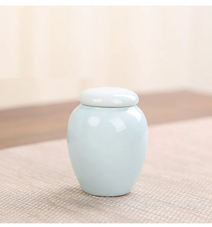Keramik versiegelte Haustier-Urnen flasche, Leerer Kasten behälter, Urnen für Hunde asche, Mini Multi-Color, Kleine Haustier-Urne, 45ml
