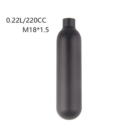 0,22 L 220CC Aluminium Flaschen 200BAR 3000PSI CO2 Air Tank Station Scuba Gas Zylinder HPA Pneumatikzylinder Für Aquarium tauchen