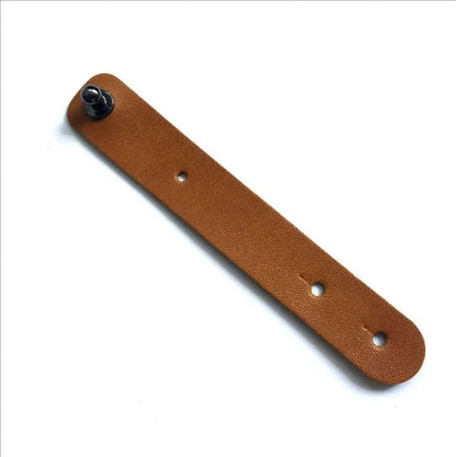 1Pc Leder Kabel Wickler Power Linie Daten Schnalle Kabelbinder Ohrstöpsel Kopfhörer Abnehmbare Anti-Verlust Reel Linie kabel Management