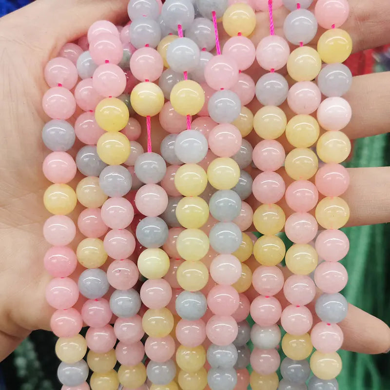 Großhandel Schwarz Onyx Achat Runde Naturstein Perlen Für Schmuck Machen DIY Armband Halskette Charms 4/6/8/10/12/mm Strang 15''