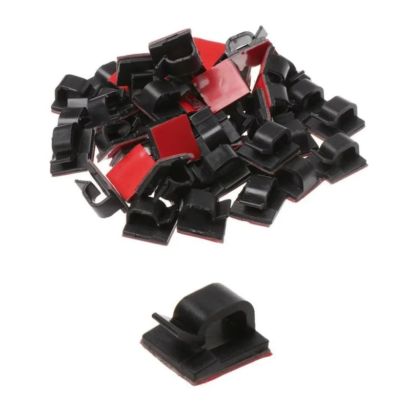 10-150PCS Kabel Organizer Clips Draht Wickler Halter Kopfhörer Maus Kabel Clip Protector USB Kabel Management Clips draht Manager