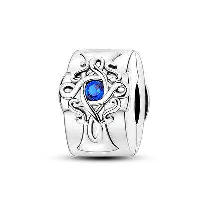 Teufelsaugen-Charm aus 925er Silber, Original-Hand der Fatima, blauer Zirkon, Kreuz, blaue Augen, passend für Armbänder, DIY-Herstellung von Schmuck, Geschenk
