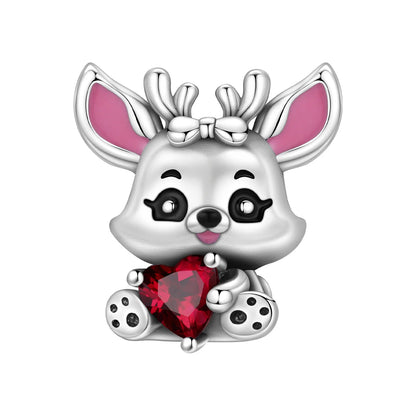 Exquisiter 925 Sterling Silber Panda Chamäleon Waschbär, Koi Welpen Tier-Anhänger Passend für DIY Armband Halskette Premium Party Geschenke