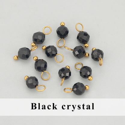 GUFEATHER, 20 Stück/Los, MH25, Schmuckzubehör, Edelstahl, Naturstein, Charms, handgefertigt, DIY-Anhänger, Schmuckherstellung