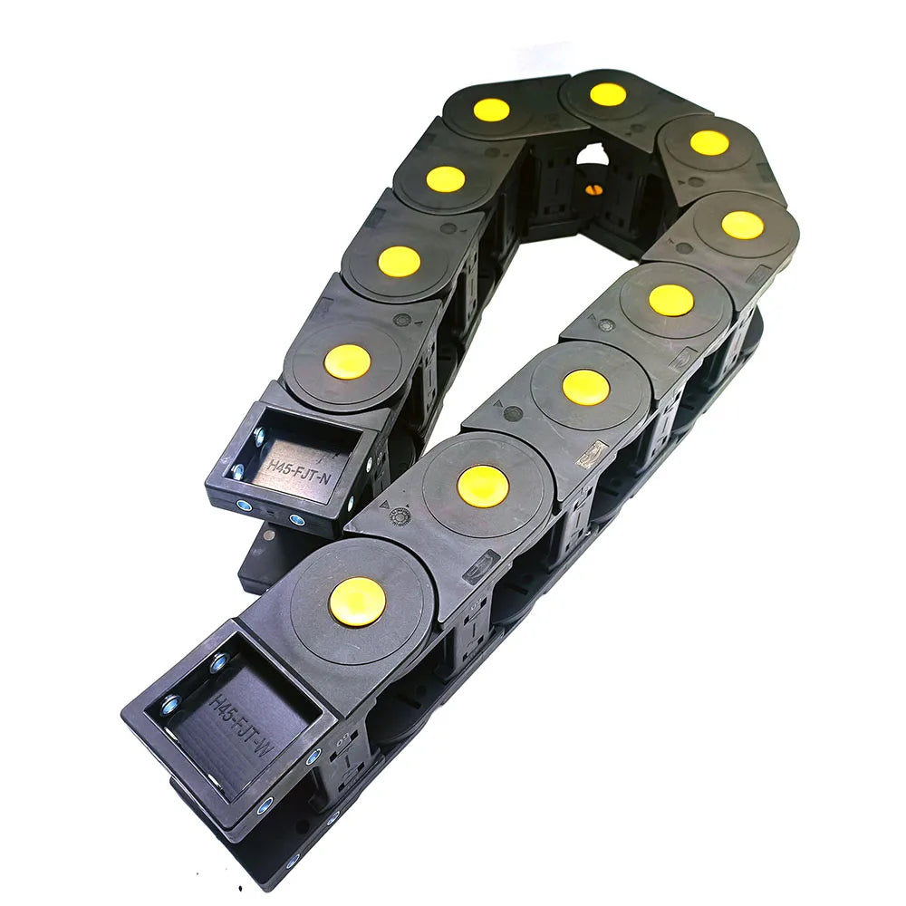 JFLO 45-Serie, 1 Meter Schleppkette, Kabel, Drahtträger, Halter für CNC-Fräser, Werkzeugmaschinen, Kunststoff-Schleppleine, Kabelmanagement
