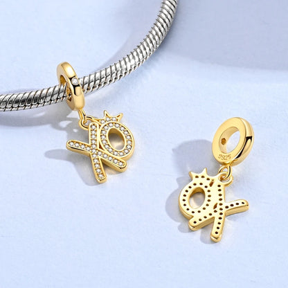 Glänzende, gekräuselte Drachenperlen aus 925er-Sterlingsilber und Löwenmedaille, baumelnder Charm, passend für Schlangenarmband, Boutique-Halskette, Goldanhänger, Geschenk