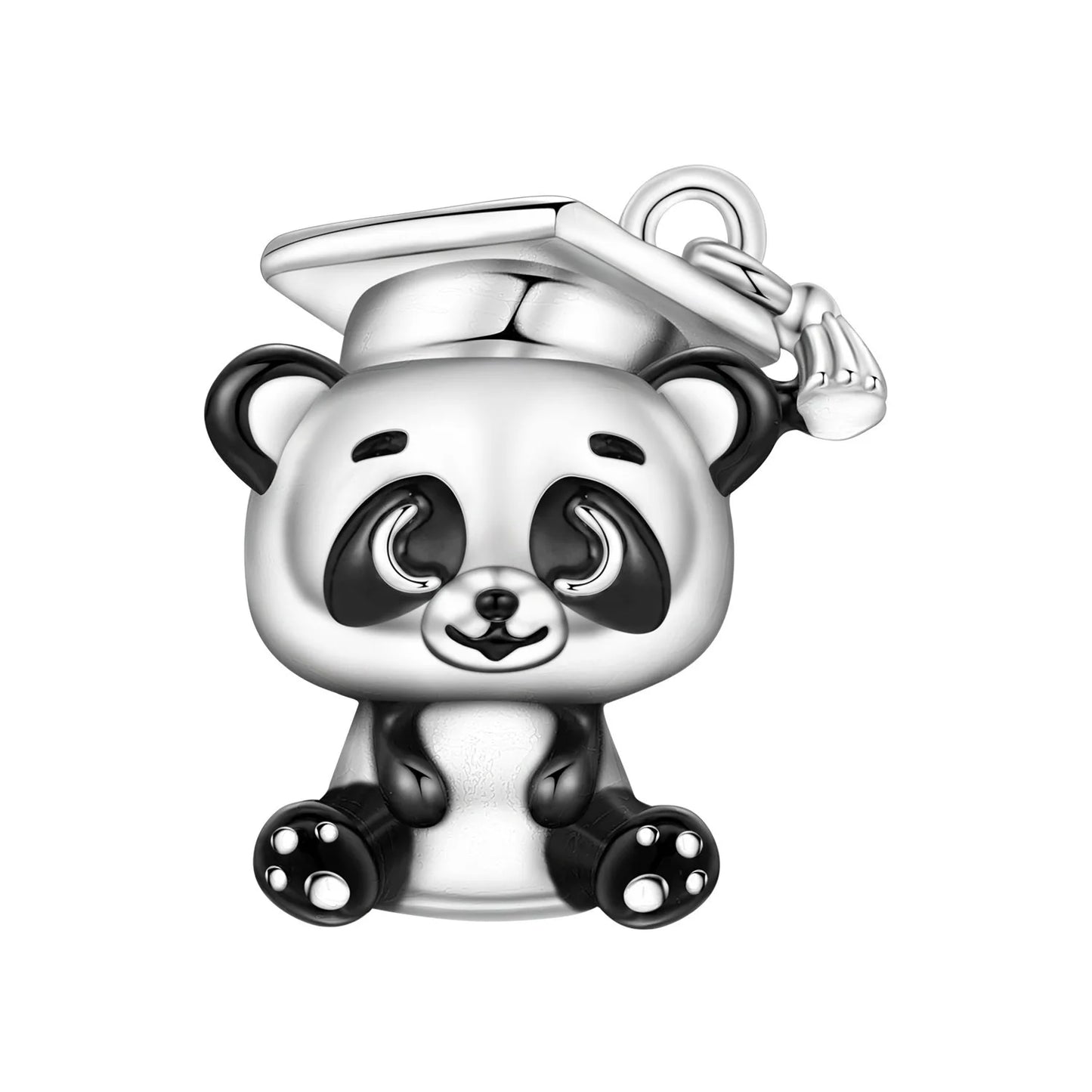 Exquisiter 925 Sterling Silber Panda Chamäleon Waschbär, Koi Welpen Tier-Anhänger Passend für DIY Armband Halskette Premium Party Geschenke