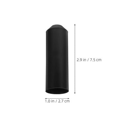 5 Stück Schrumpfkappen, schwarz, 1,5 Zoll, wasserdicht, mit Klebstoff ausgekleidet, für Netzkabel, Ethernet-Kabel, Bootsverkabelung, Schutzrohr