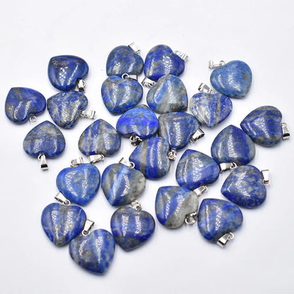 Großhandel 50 teile/los Mode 20mm herz naturstein amazonit charms anhänger für schmuck machen Kostenloser versand