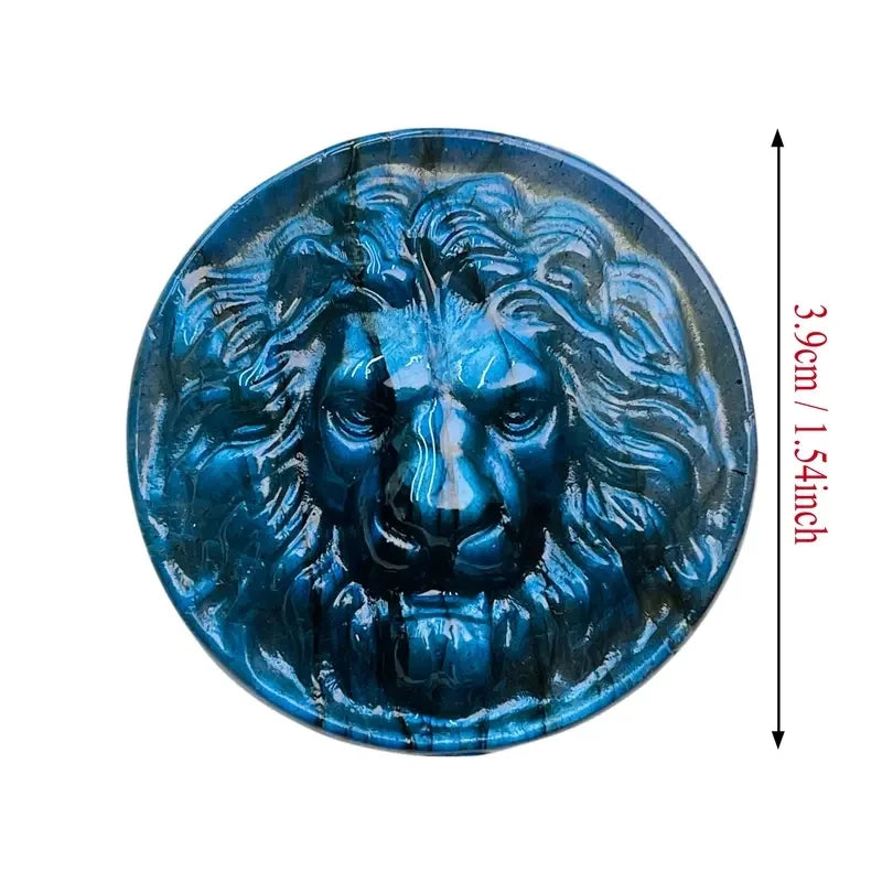 1pc Skulptur Dekoration natürliche Labradorit Löwen statue beseitigen negative Energie und Stress Stein Ornament für Eltern DIY