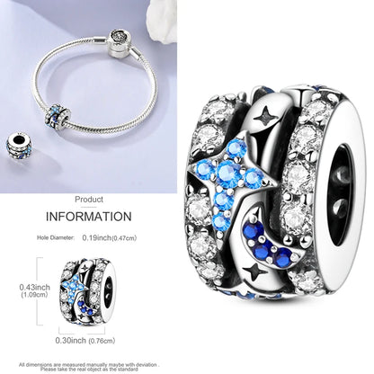 Katze Schmetterling Gänseblümchen CZ Pave Clip Charms Positionierung Schnalle 925 Sterling Silber Silikon Spacer Perlen passen Original Racelet DIY