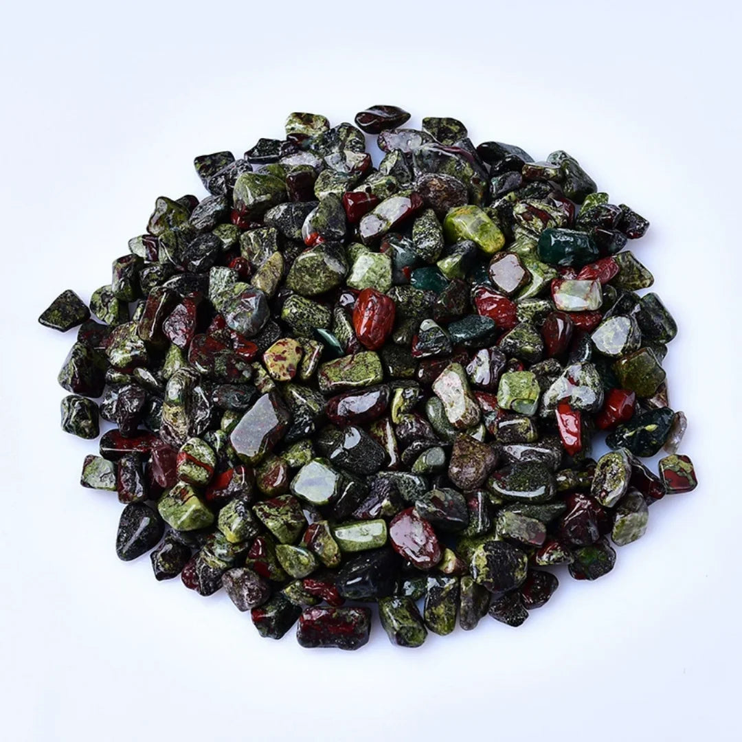 3–12 mm natürliche Drachen-Blutstein-Chips, Kies, Fels, Quarzkristall, Edelstein, Aquarium, Aquarium, Heimdekoration, Natursteine