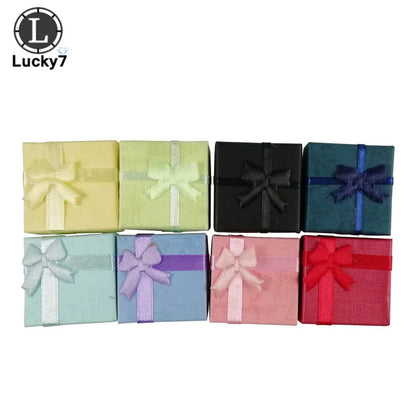 4*4*3cm 120 stücke Schmuck Boxen für Organizer Schmuck Display Verschiedene Farben Ring Box Kleine geschenk Boxen