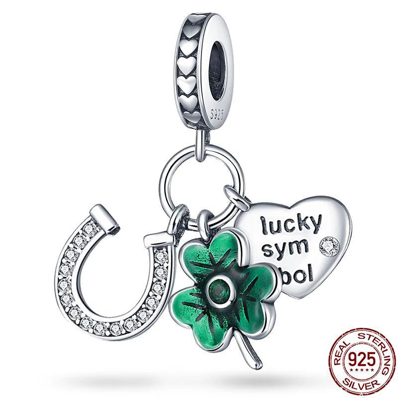 Fit 925 Original Armband 100 % 925 Sterling Silber Glänzende Bunte Zirkon Herz Charms Perlen Exquisite DIY Schmuck Geschenk