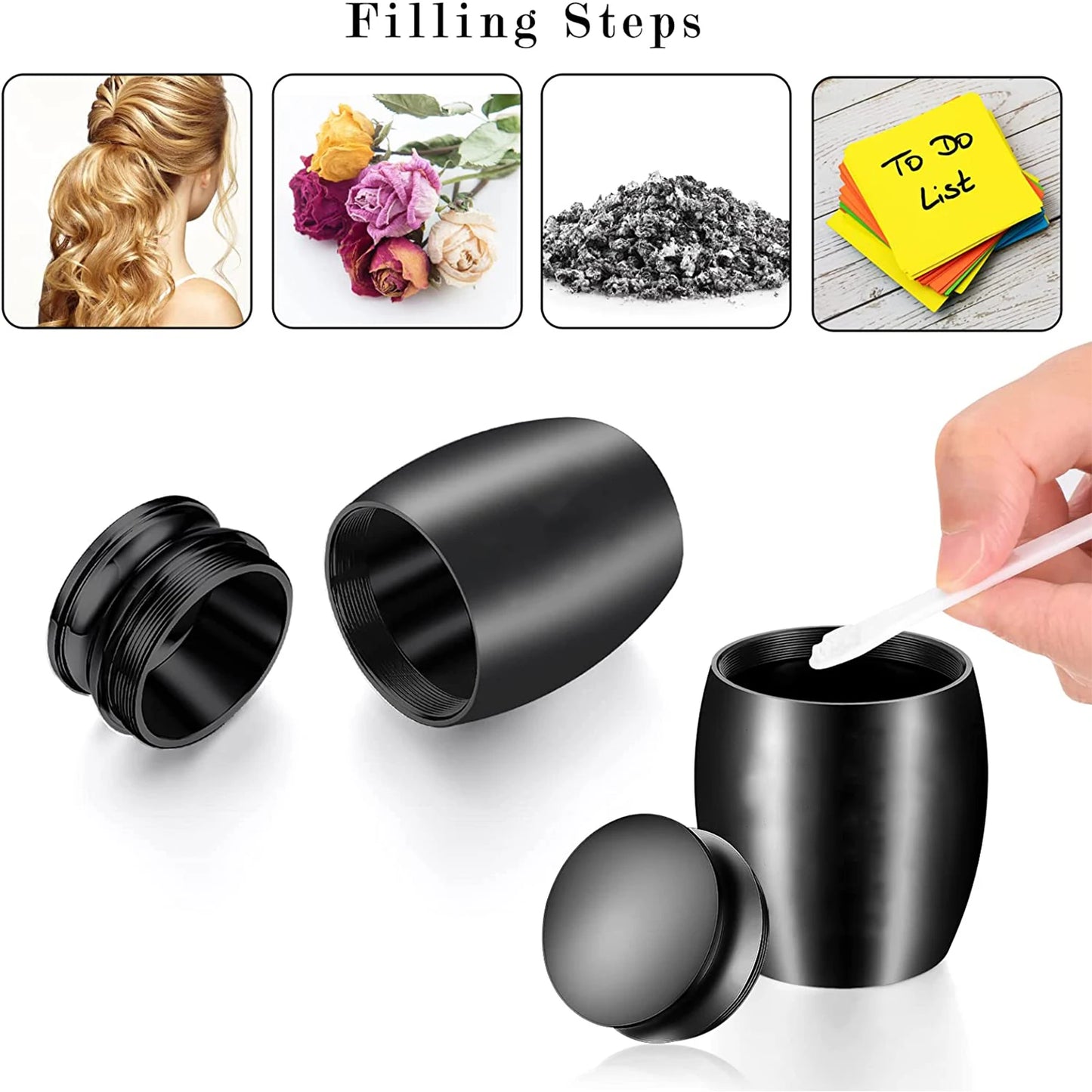 Small Keepsake Urns for Ashes Mini Cremation Urn for Ashes Aluminum Alloy Pets/Human Memorial Ashes-Your wings were ready..