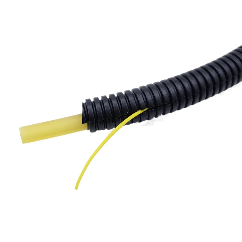 1/5M PP Isolierte Rohr 7,5mm-25mm Auto Linie Rohr Kabelbaum Threading Kunststoff split Draht Webstuhl Schutz Hülse