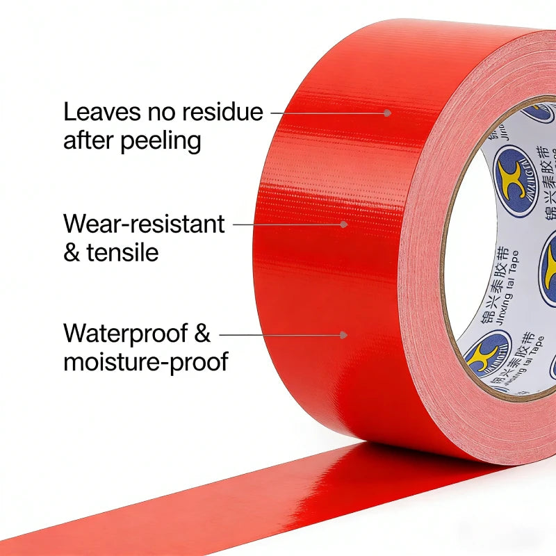 Hochbelastbares 11mil Farbiges Klebeband 10m | 20m | 50m Wasserdichtes Starkhaftendes Stoffband für Heimreparaturen, Outdoor-DIY und Industrielle Anwendungen