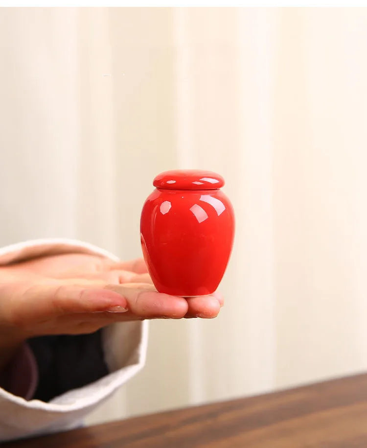 Keramik versiegelte Haustier-Urnen flasche, Leerer Kasten behälter, Urnen für Hunde asche, Mini Multi-Color, Kleine Haustier-Urne, 45ml