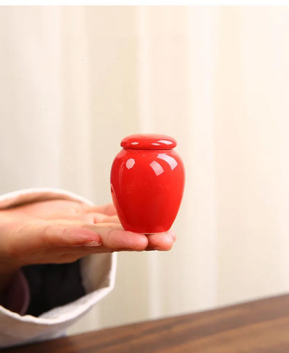 Keramik versiegelte Haustier-Urnen flasche, Leerer Kasten behälter, Urnen für Hunde asche, Mini Multi-Color, Kleine Haustier-Urne, 45ml