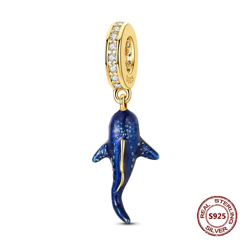 Teufelsaugen-Charm aus 925er Silber, Original-Hand der Fatima, blauer Zirkon, Kreuz, blaue Augen, passend für Armbänder, DIY-Herstellung von Schmuck, Geschenk