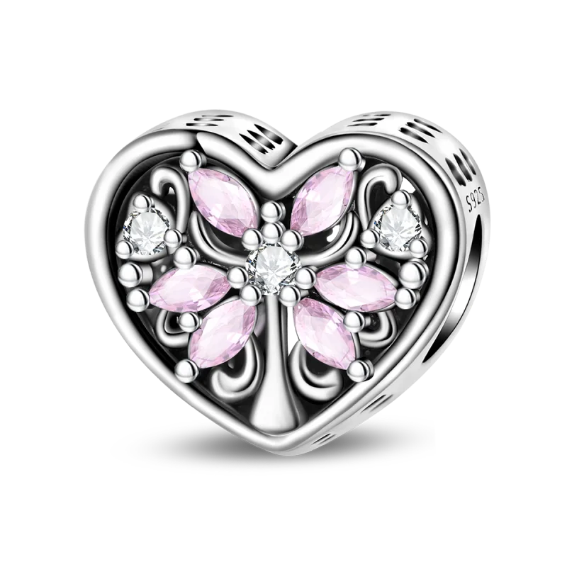 Niedlicher Raupenperlen aus 925er-Sterlingsilber, Schnecke und Bienen, vierblättriges Kleeblatt, baumelnder Charm, passend für Armbänder, bunte Anhänger-Geschenke
