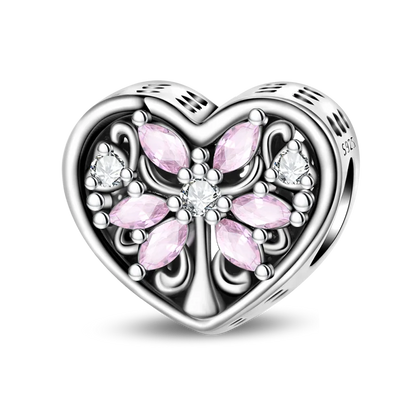 Niedlicher Raupenperlen aus 925er-Sterlingsilber, Schnecke und Bienen, vierblättriges Kleeblatt, baumelnder Charm, passend für Armbänder, bunte Anhänger-Geschenke