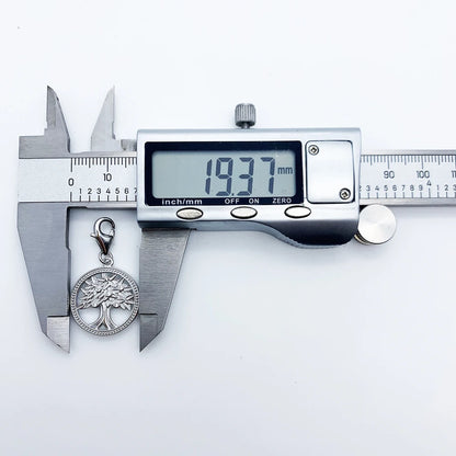 Baum des Lebens Runde Anhänger Charme Frühling 925 Sterling Silber Elegante Frauen Mädchen Schmuck Geschenke Dropshipping