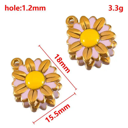 2 Stück 5 Stück Edelstahl Blume Schmetterling Liebe Herz Schleife Anhänger für DIY Halskette Ohrring Geschenk Schmuckherstellung Zubehör