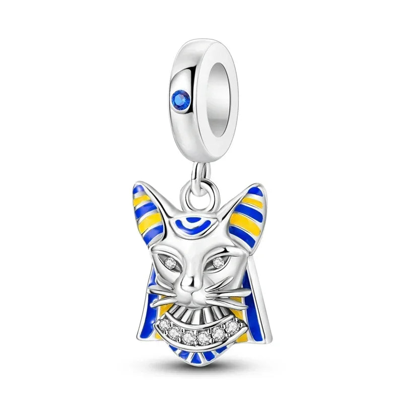 Heißer Verkauf 925 Silber Farbe Evil Eye Charm Dämon Auge Perle Für Original Armband & Armreif DIY Machen Mode Schmuck geschenk