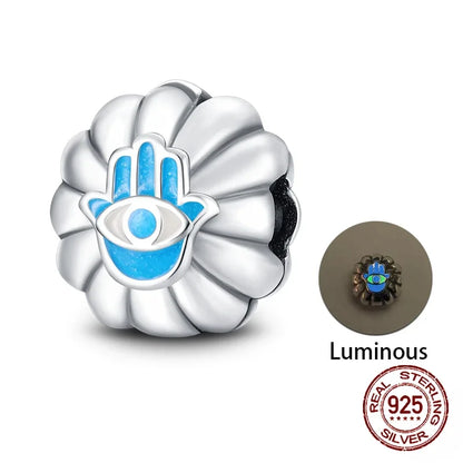 Heißer Verkauf 925 Silber Farbe Evil Eye Charm Dämon Auge Perle Für Original Armband & Armreif DIY Machen Mode Schmuck geschenk