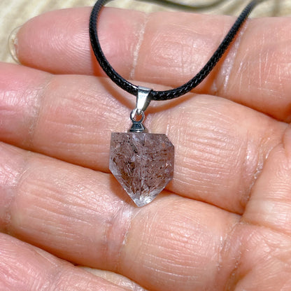 Natürlicher Kristall Herkimer Diamant Zubehör Hängestein Edelsteine Mineral Energie Reiki Heimdekorationen Geschenk Erzkristalle