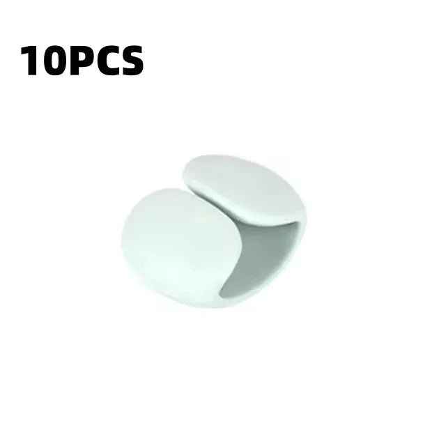 1-20PCS Tragbare Kabel Clips Desktop USB Ladekabel Management Wiederverwendbare Kabel Organizer Draht Halter Protektoren Hause büro