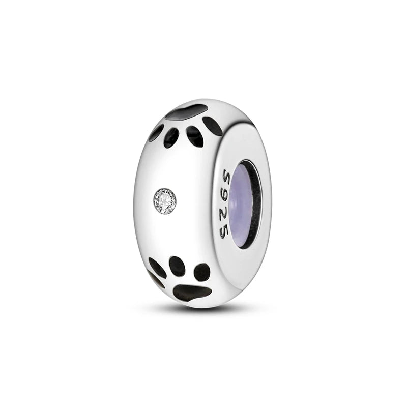 Charm Heiße Verkäufe 925 Sterling Silber Charms Perlen CZ Pave Runde Clip Charms Fit Original Armband Halskette Charms Schmuck Geschenk