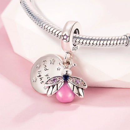 Heißer Verkauf 925er Sterlingsilber Blauwal & Marienkäfer & Engel baumelnder Charm für Armband Boutique Halskette MiNi-Serie Anhänger Geschenk
