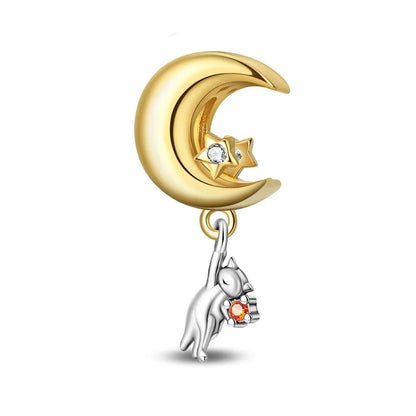 Charms-Perlen aus 925er-Sterlingsilber, Golden Retriever PuppyThe Whale, kann geöffnet und geschlossene Perlen, passend für DIY-Armbänder, edler Schmuck