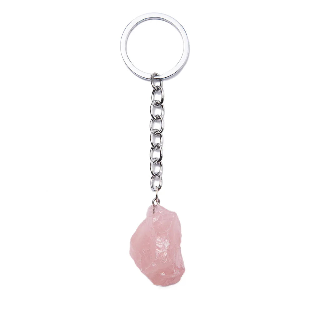 1-2 cm natürlicher roher Erz-Schlüsselanhänger, Edelstein, Quarz, Fluorit, Citrin, Amethyst, unregelmäßiger Stein, Anhänger, Charms, Schmuckherstellung, Zubehör