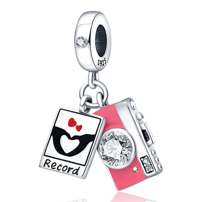 Echtes 925 Sterling Silber Buch Und Kaffeetasse Charms Fit Original Pand 3mm Armband Anhänger Perlen Frauen Edlen schmuck