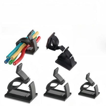 60/10Pcs Selbst-klebe Auto Feste Clip Datenkabel Kabel Dekorative Halterung Befestigung Organizer Draht Auto Verschluss innen Zubehör