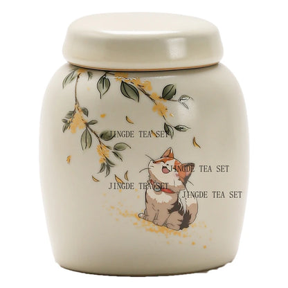 7 x 8.5 cm Ceramic Urns for Human Ashes, Small Seal, Pet Memorial, High-Quality Funeral Accessories