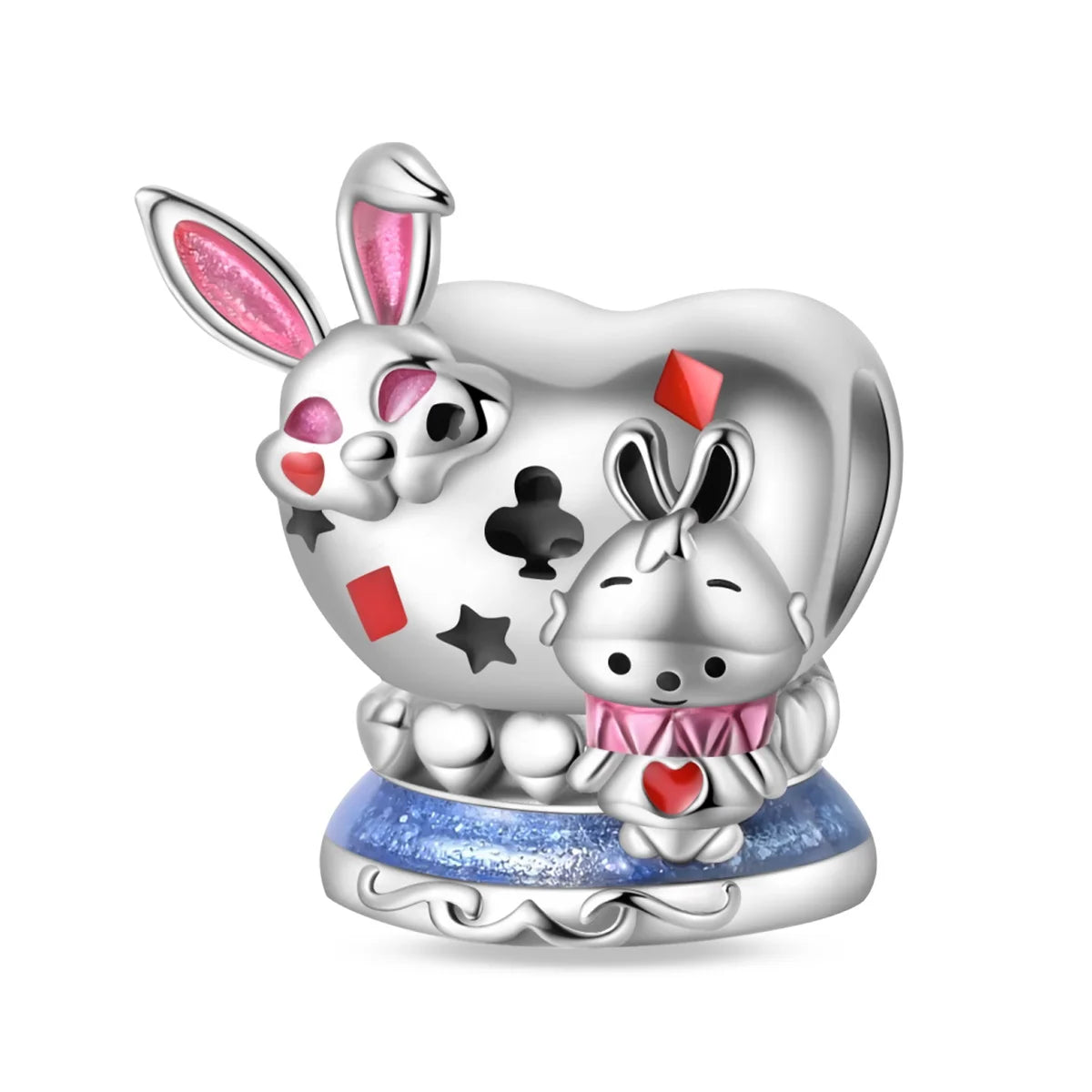 Vergnügungspark-Charm aus 925er-Sterlingsilber, Riesenrad, Achterbahn, Zirkus, Clown, Karussell, passend für DIY-Armbänder, Halsketten, Souvenir